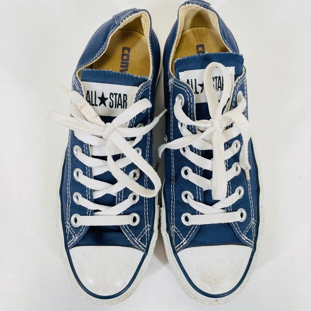 Converse Chuck Taylor All Star Low Top Navy Blue Sneakers M9697 Mens 5 Womens 7